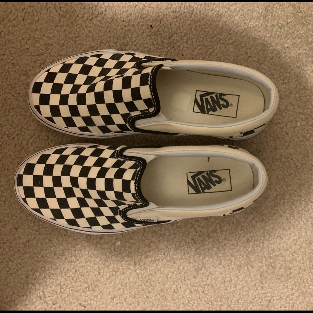 checkered vans